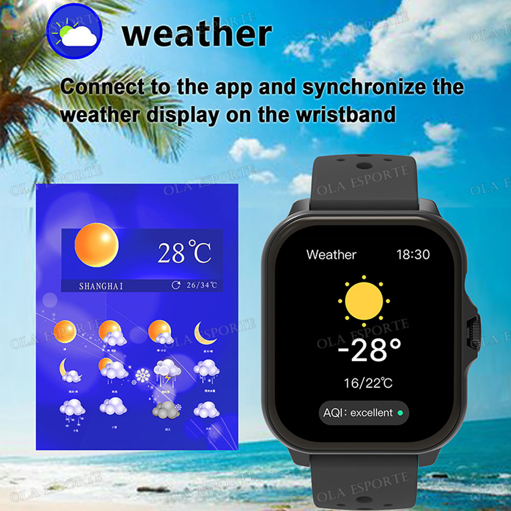 ساعة ذكية، مكالمات لاسلكية، تذ - مراجعة Smartwatch Iphone Watch For Men وسعره
