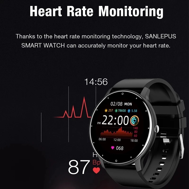 ساعة ذكية جديدة LIGE 2026 للرج - مراجعة Watch Smartwatch Android وسعره