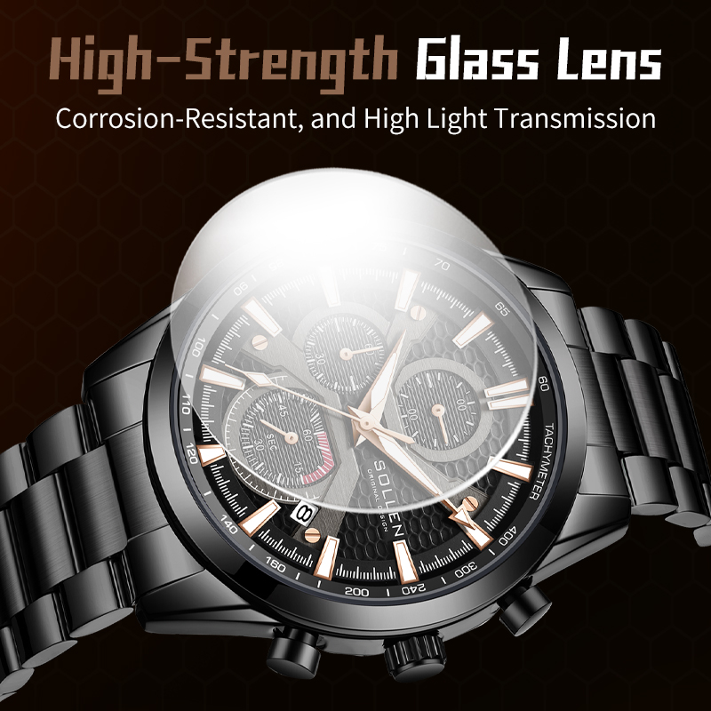 ساعة كوارتز بنمط عسكري للرجال  - مراجعة Analog Quartz Watch وسعره