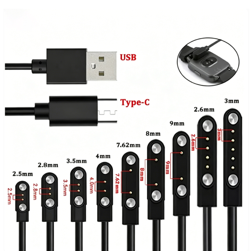 كابل شحن مغناطيسي USB Type-C ب - مراجعة Smartwatch Watches Kids وسعره