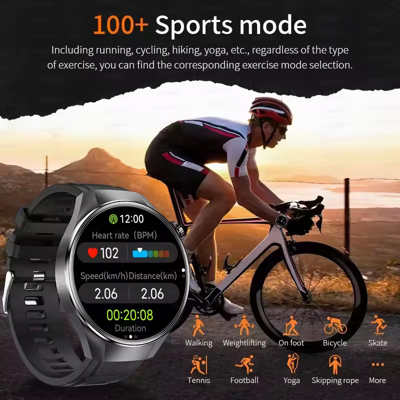 جديد ترقية الأصلي ساعة G5 PLUS - مراجعة Smartwatch Military Watches For Men وسعره