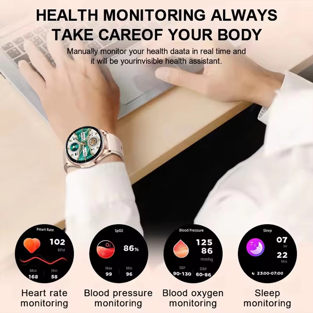 2 في 1 TWS سماعة ساعة ذكية 1.4 - مراجعة Smartwatch Noise Watches For Women وسعره