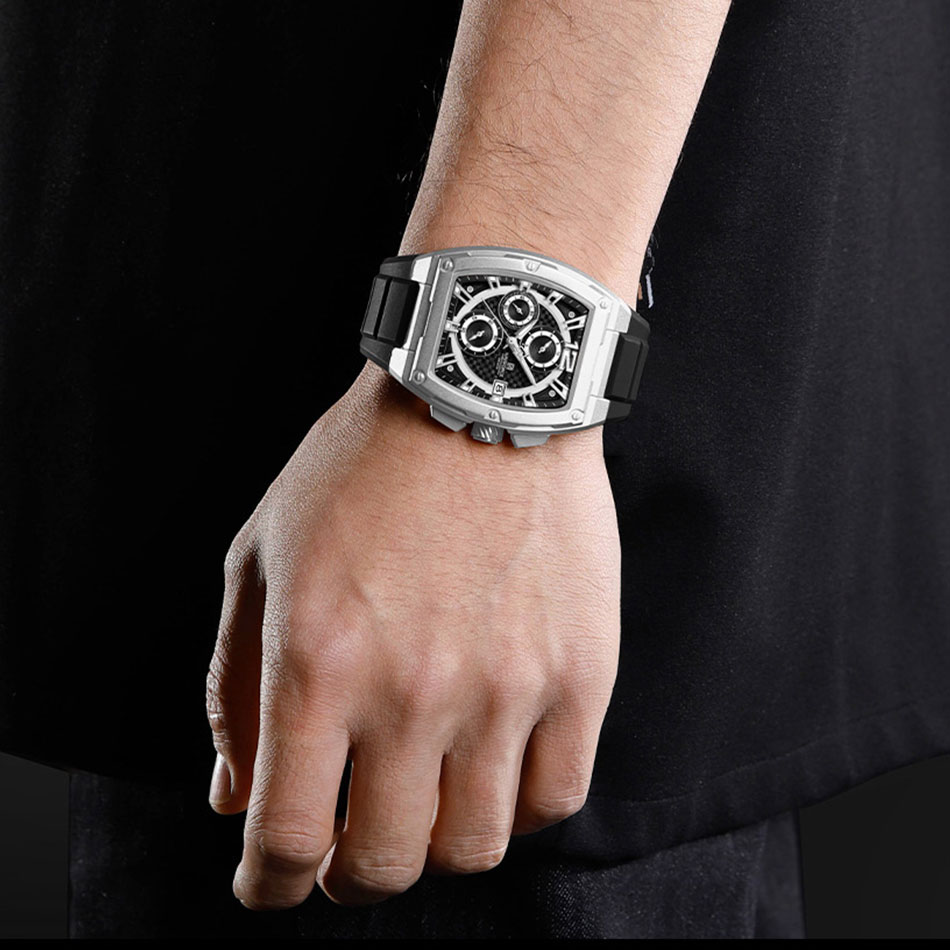 ساعة NAVIFORCE الرياضية الفاخر - مراجعة Silicone Sport Band وسعره