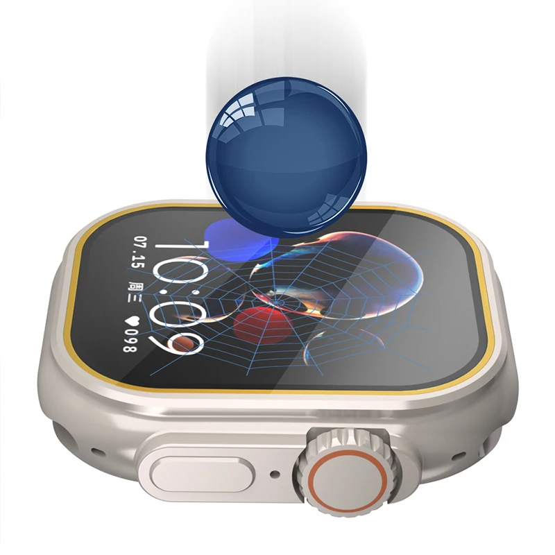 واقي شاشة من الزجاج المقسى لسا - مراجعة Smartwatch Watches For Men وسعره
