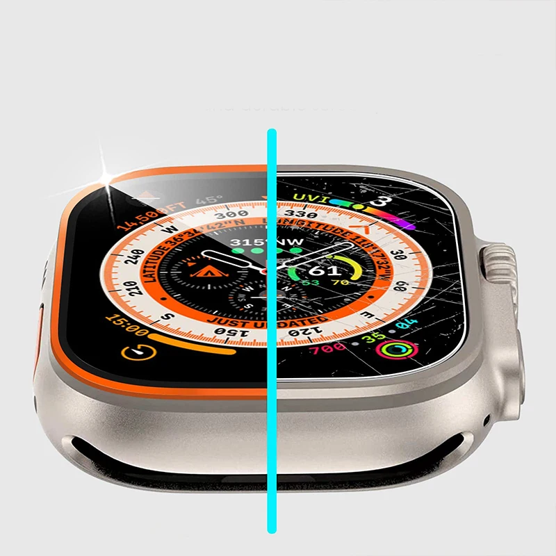 واقي شاشة من الزجاج المقسى لسا - مراجعة Smartwatch Watches For Men وسعره