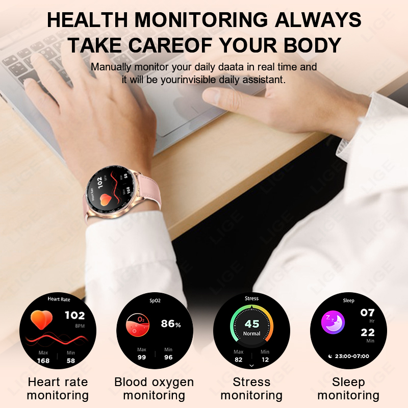 2 في 1 TWS سماعة ساعة ذكية للن - مراجعة Smartwatch Noise Watches For Women وسعره