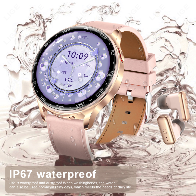 2 في 1 TWS سماعة ساعة ذكية للن - مراجعة Smartwatch Noise Watches For Women وسعره