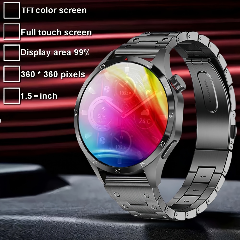 أحدث ساعة ذكية، فاخرة، بشاشة ل - مراجعة Smartwatch Latest Watches For Men وسعره