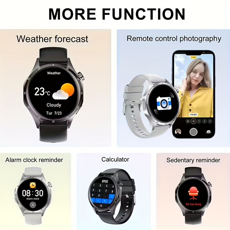 أحدث ساعة ذكية، فاخرة، بشاشة ل - مراجعة Smartwatch Latest Watches For Men وسعره