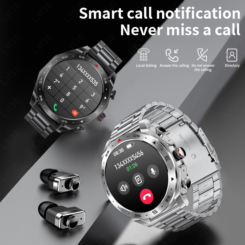 ساعة ذكية LIGE بشاشة AMOLED مع - مراجعة Smartwatch Noise Watches For Women وسعره