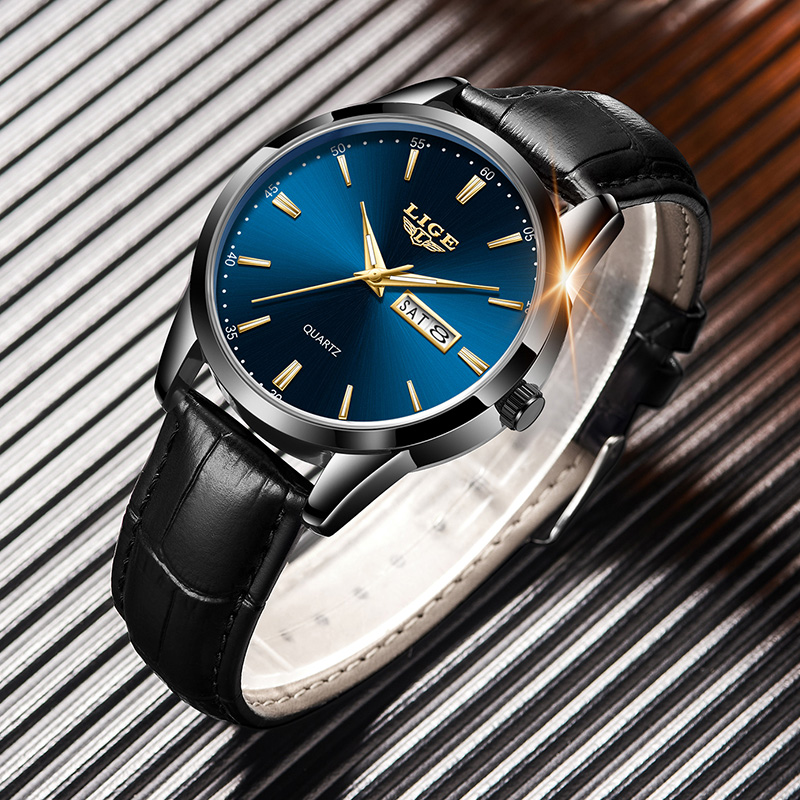 ساعة يد رجالية من LIGE بحزام ج - مراجعة Smartwatch Military Watches For Men وسعره