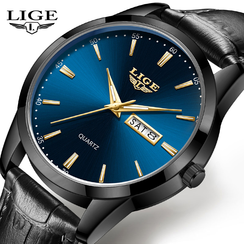 ساعة يد رجالية من LIGE بحزام ج - مراجعة Smartwatch Military Watches For Men وسعره
