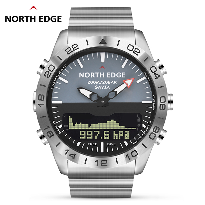 ساعة غوص رجالية من نورث إيدج،  - مراجعة Smartwatch Army Watches For Men وسعره
