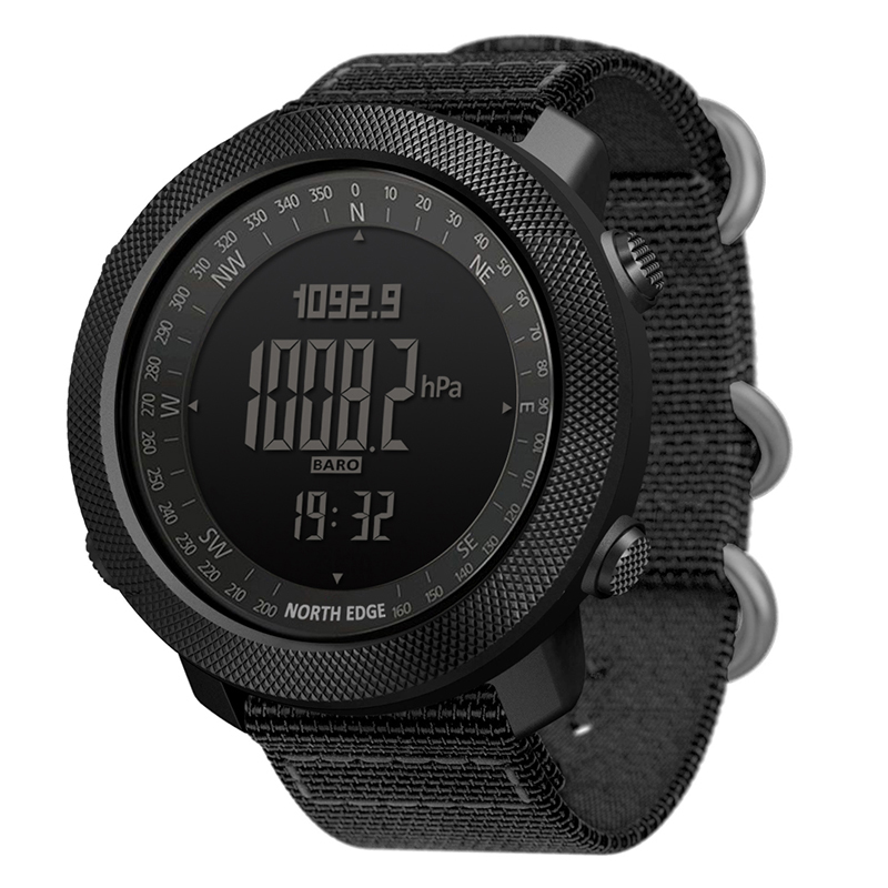 NORTH EDGE ساعة ذكية للرجال ال - مراجعة Smartwatch Army Watches For Men وسعره