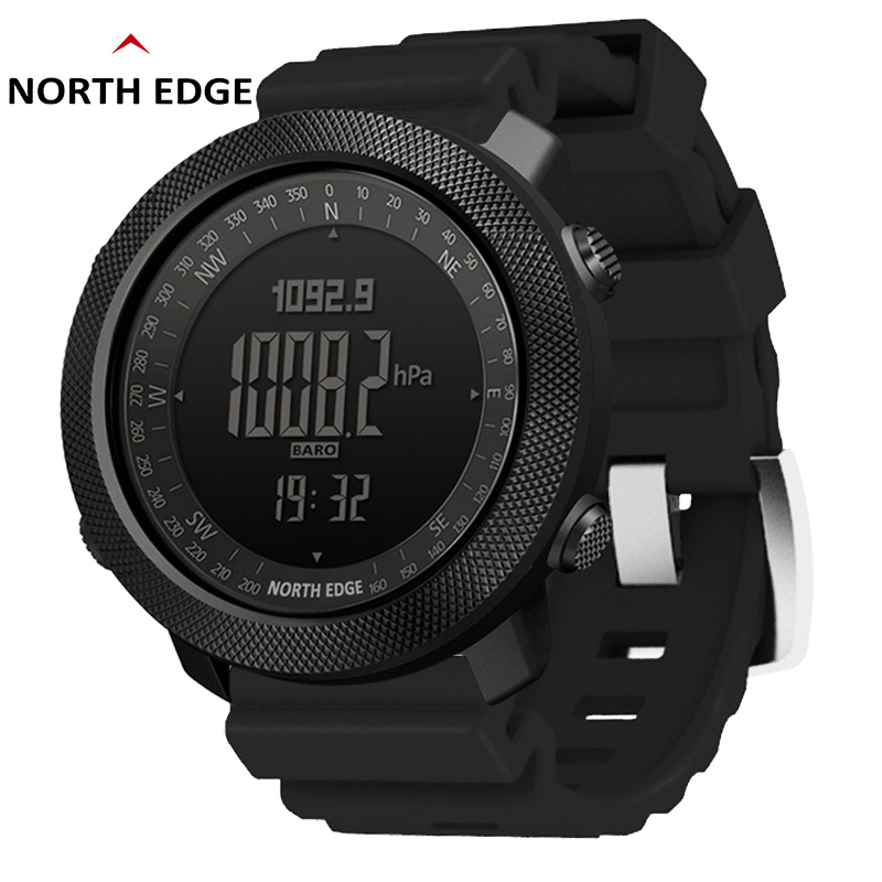 NORTH EDGE ساعة ذكية للرجال ال - مراجعة Smartwatch Army Watches For Men وسعره