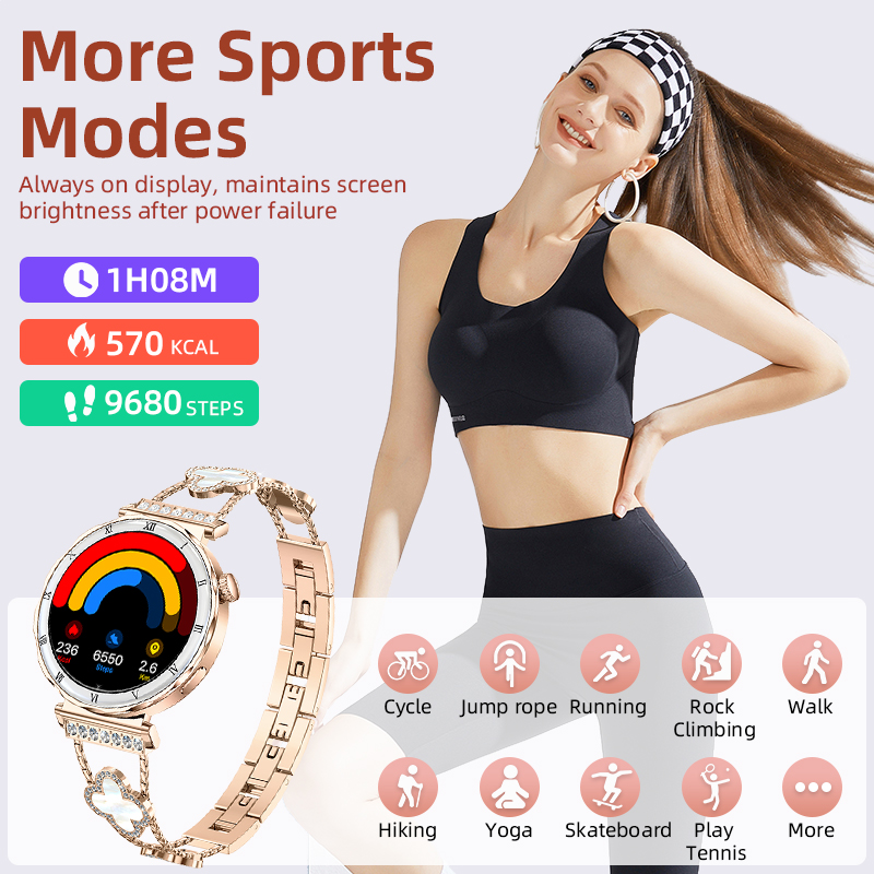 ساعة ذكية نسائية من LIGE بشاشة - مراجعة Smartwatch Latest Watches For Men وسعره