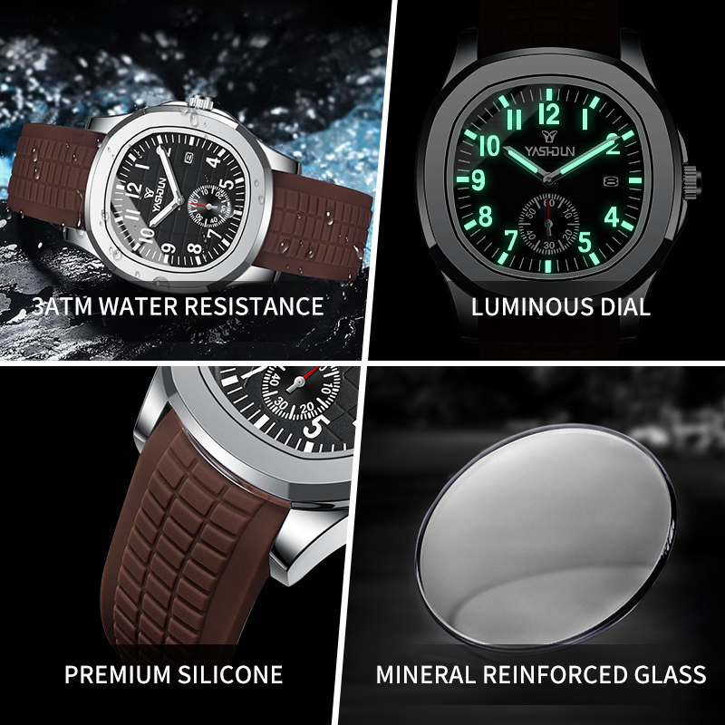 ساعات رجالية رياضية من ماركة م - مراجعة Smartwatch Casual Watches For Men وسعره
