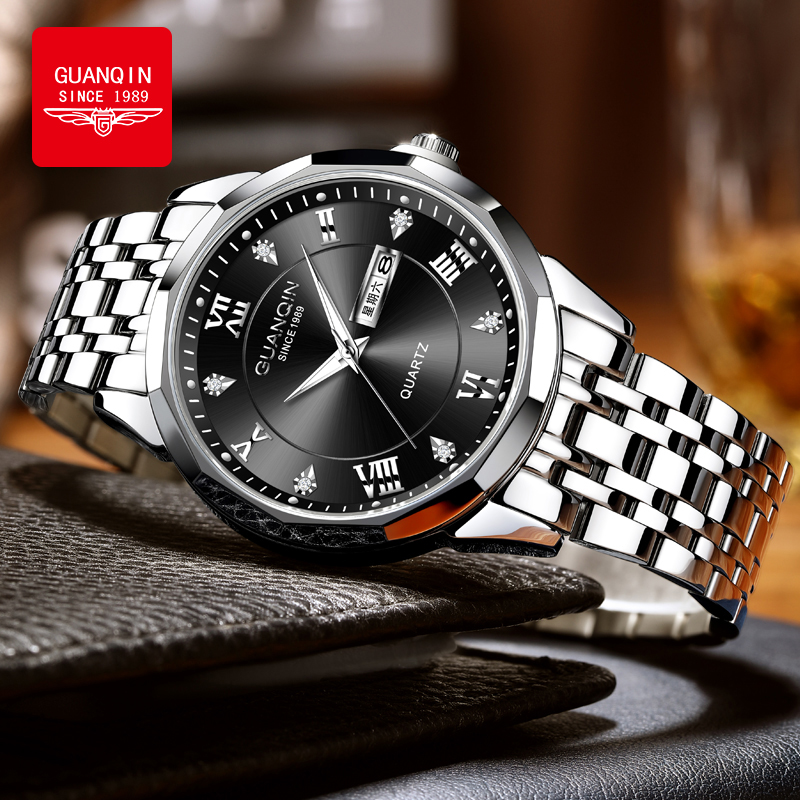 ساعة يد رجالية فاخرة من GUANQI - مراجعة Smartwatch Premium Watches For Men وسعره