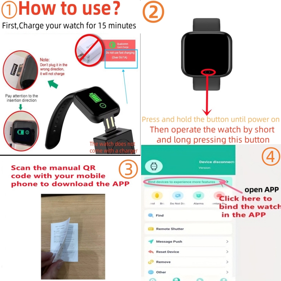 2024 جديد لساعة ذكية متعددة ال - مراجعة Smartwatch Watches Kids وسعره