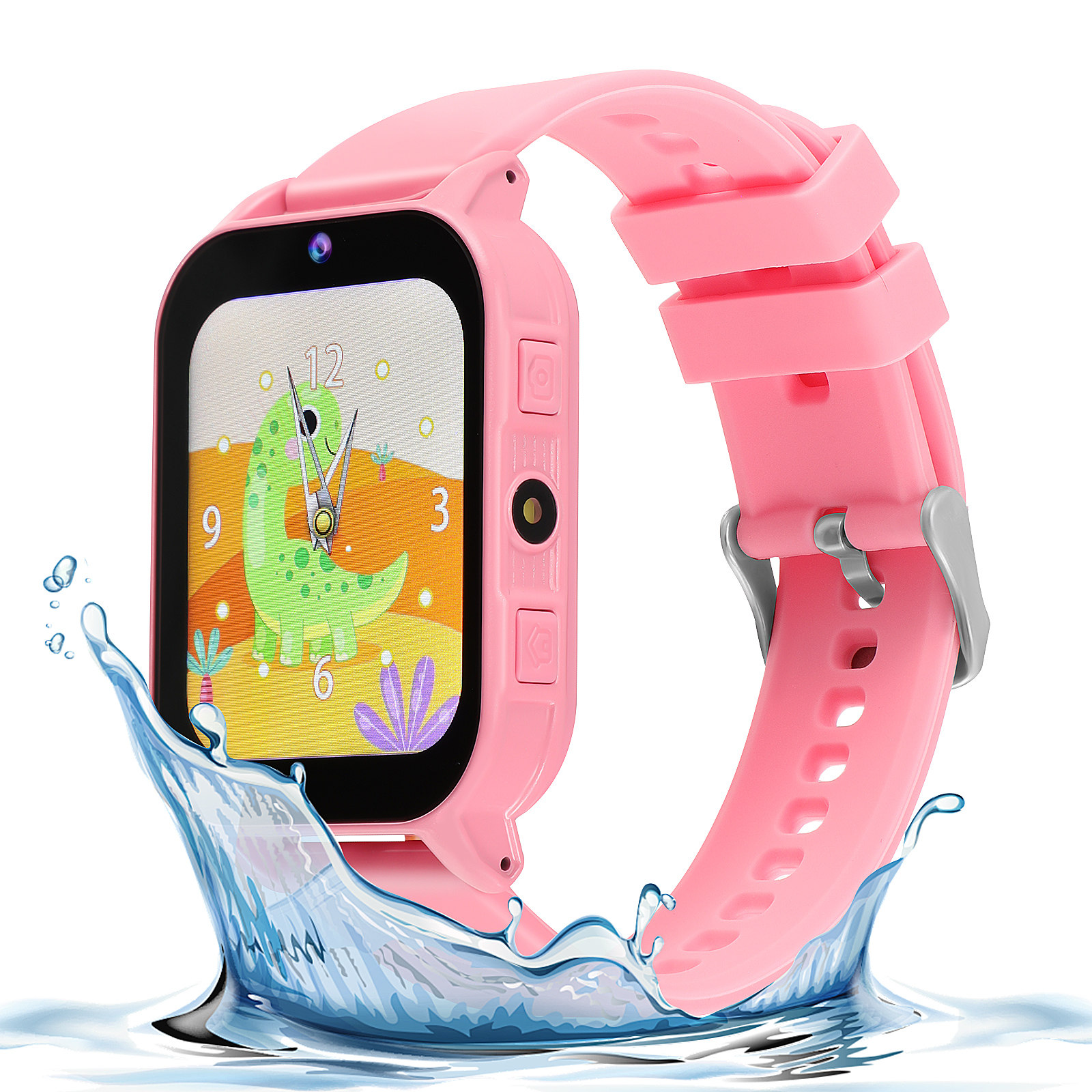 ساعة أطفال ذكية مع ألعاب تعليم - مراجعة Smartwatch Pink Watches For Kids وسعره