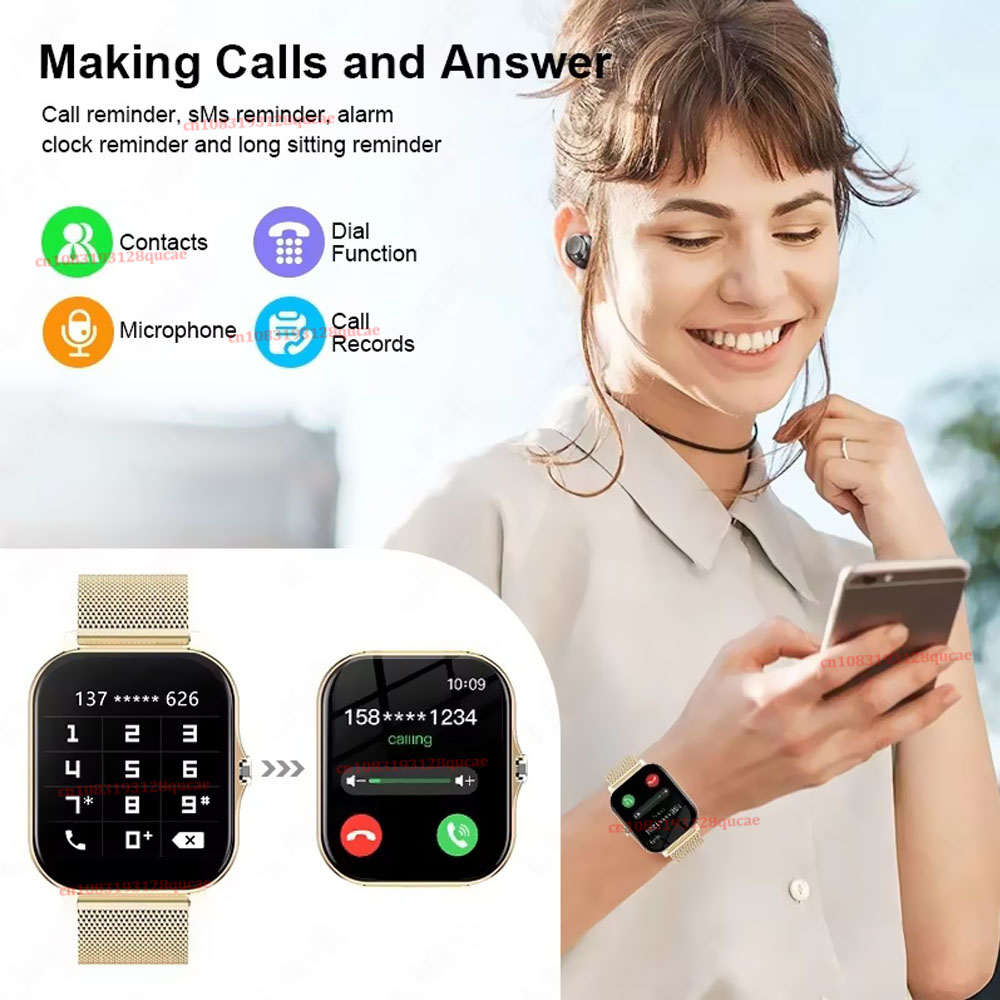 أحدث ساعة ذكية بتصميم عصري محد - مراجعة Smartwatch Latest Watches For Men وسعره