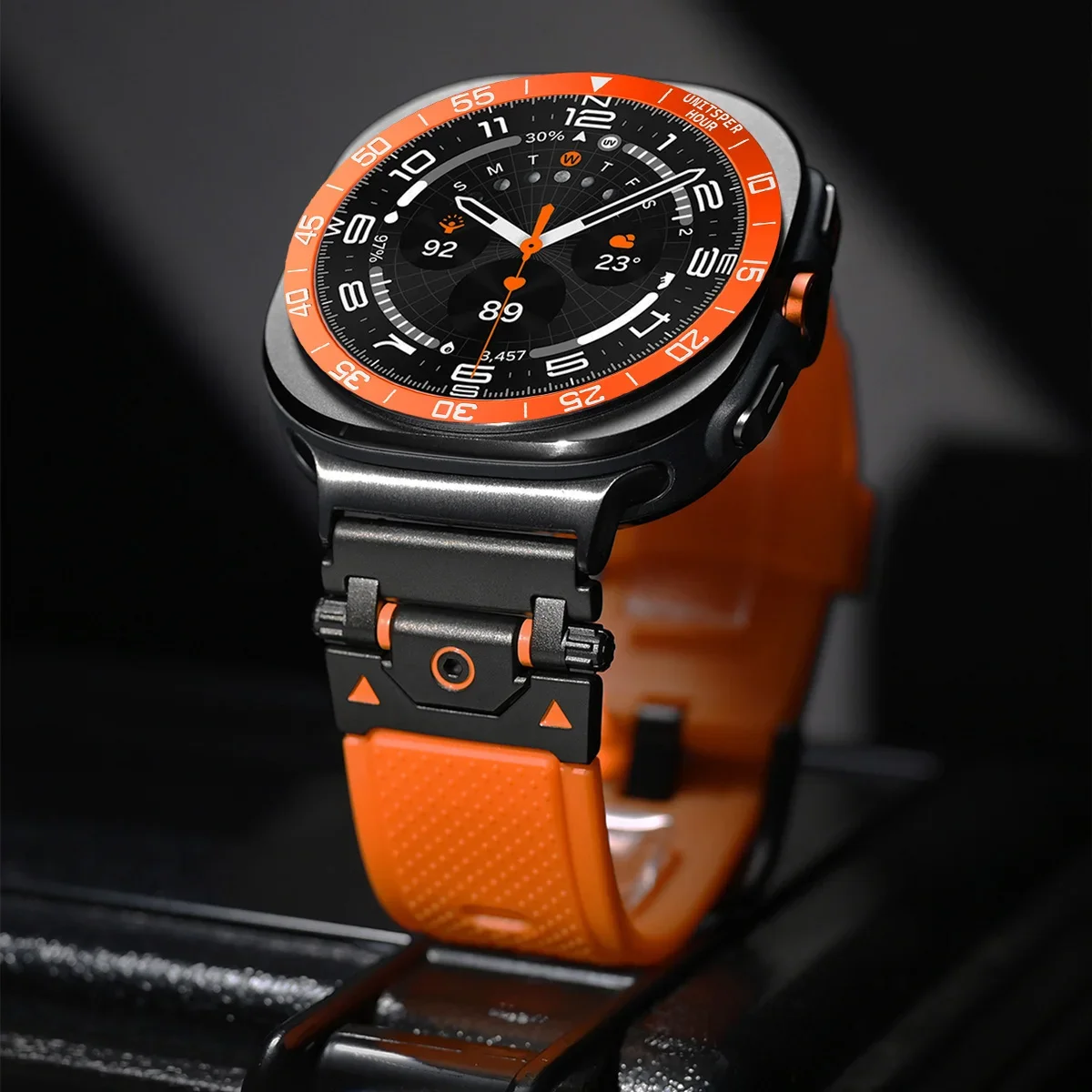 غطاء معدني الحافة الدائري لساع - مراجعة Watch Smartwatch Android وسعره