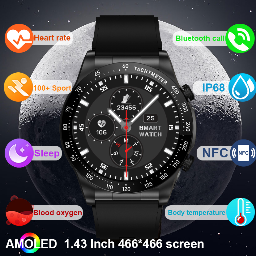 ساعة ذكية رولستيمي بريميوم متع - مراجعة Smartwatch Premium Watches For Men وسعره