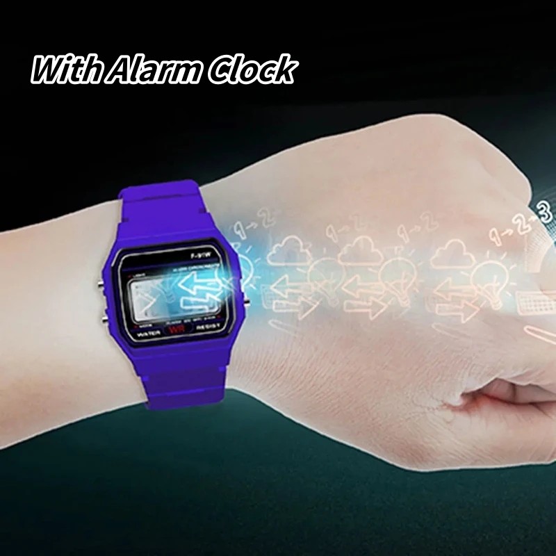 ساعات رياضية رقمية LED للرجال  - مراجعة Silicone Sport Band وسعره