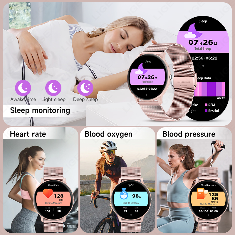ساعة LIGE 2026 الرياضية الذكية - مراجعة Smartwatch Latest Watches For Men وسعره