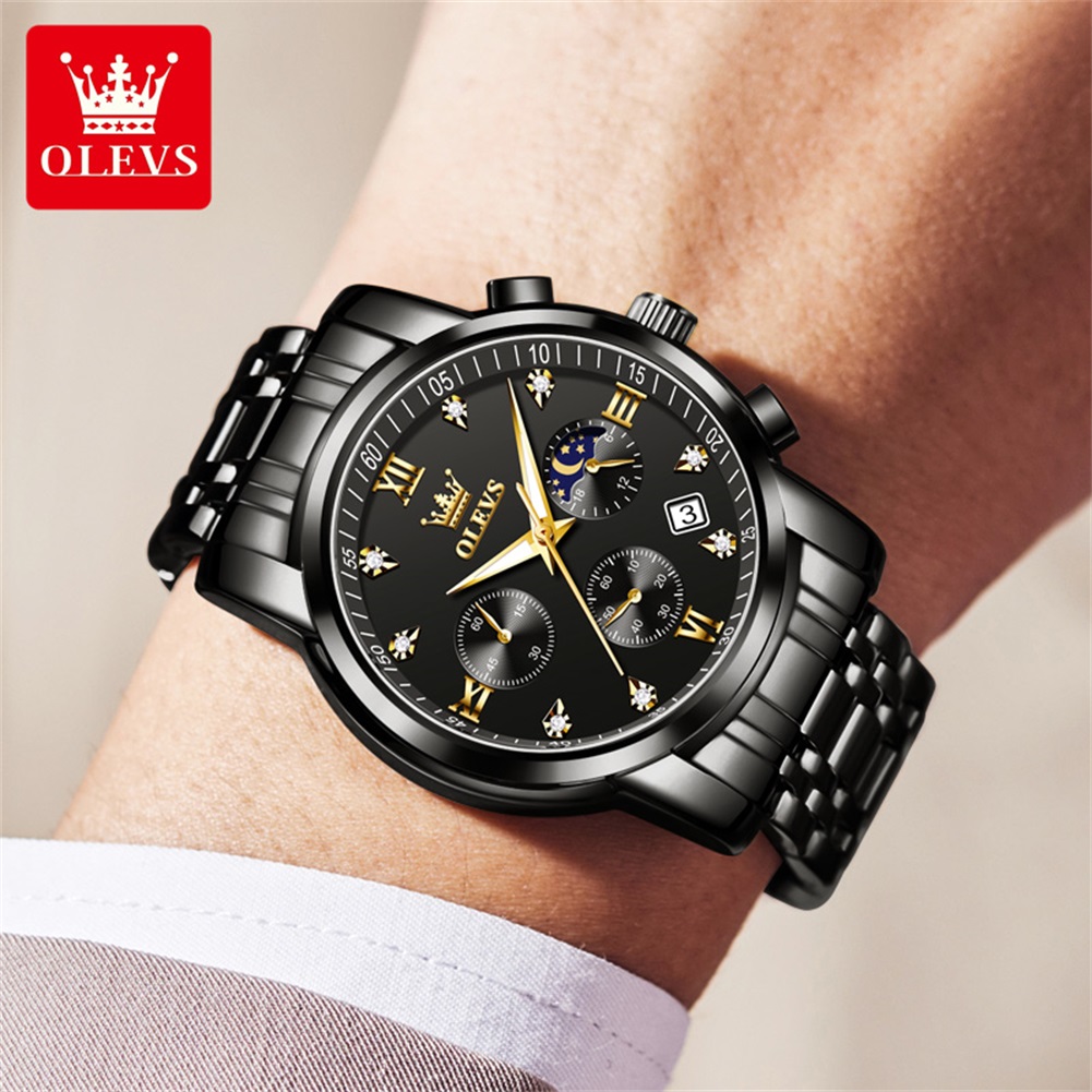 ساعات OLEVS الشهيرة للرجال من  - مراجعة Analog Quartz Watch وسعره