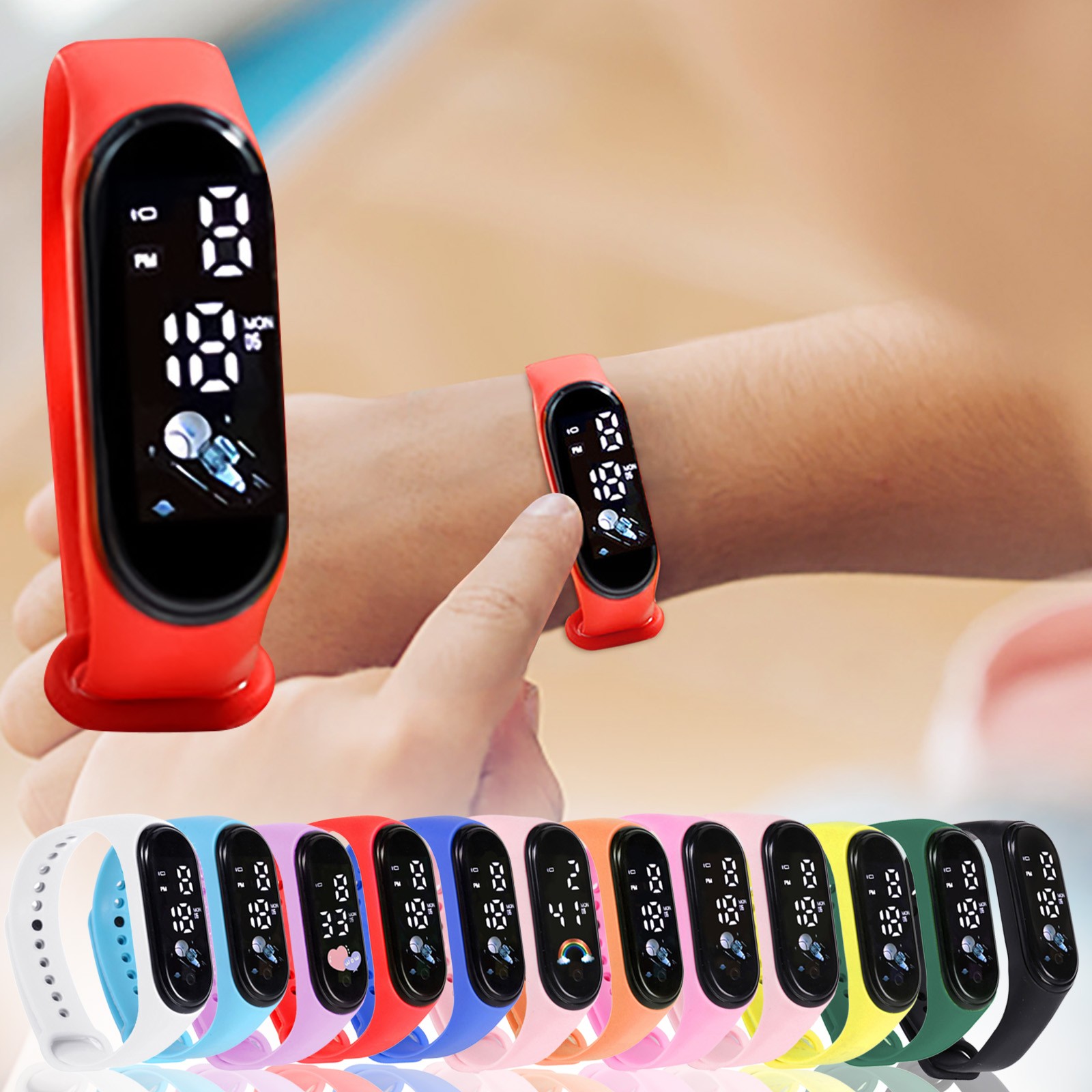 ساعة ذكية للأطفال بتصميم عصري، - مراجعة Smartwatch Watches Kids وسعره