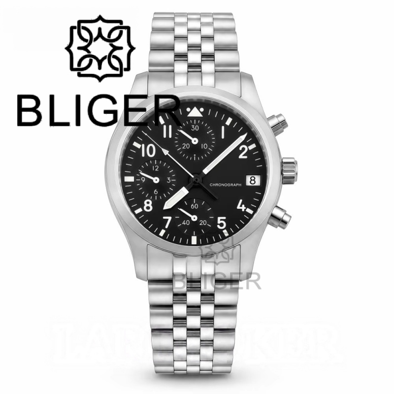 ساعة BLIGER سوداء بالكامل بتصم - مراجعة Analog Quartz Watch وسعره