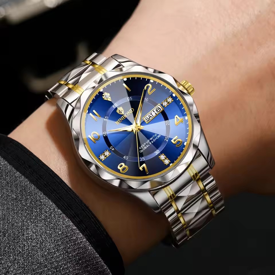 ساعة رجالية عصرية مع إضاءة ليل - مراجعة Smartwatch Casual Watches For Men وسعره