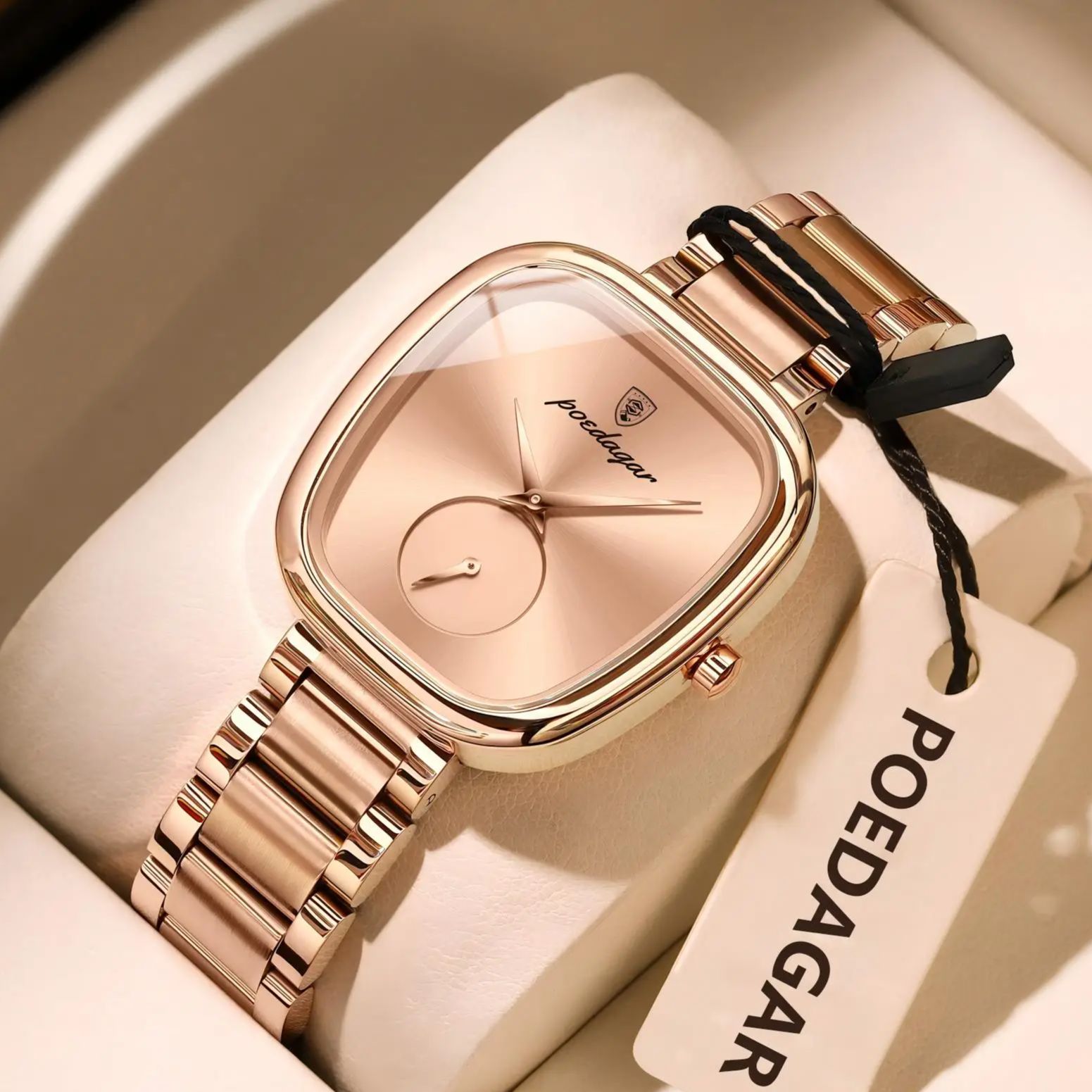 POEDAGAR قمة الموضة امرأة ساعة - مراجعة Waterproof Diving Watch وسعره