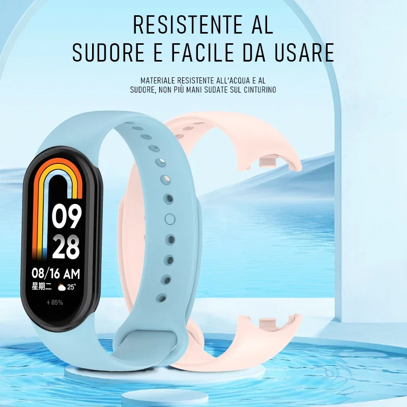 حزام لشاومي Mi Band 9/9 NFC سو - مراجعة Silicone Sport Band وسعره