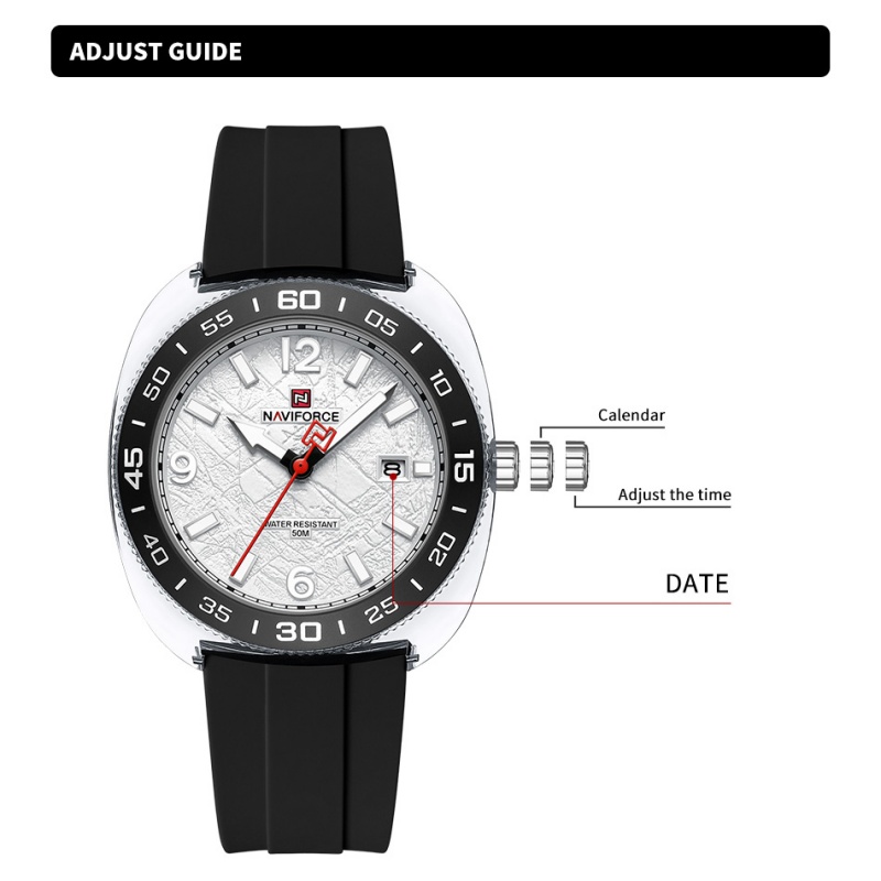 ساعات رجالية من NAVIFORCE، كوا - مراجعة Smartwatch Casual Watches For Men وسعره