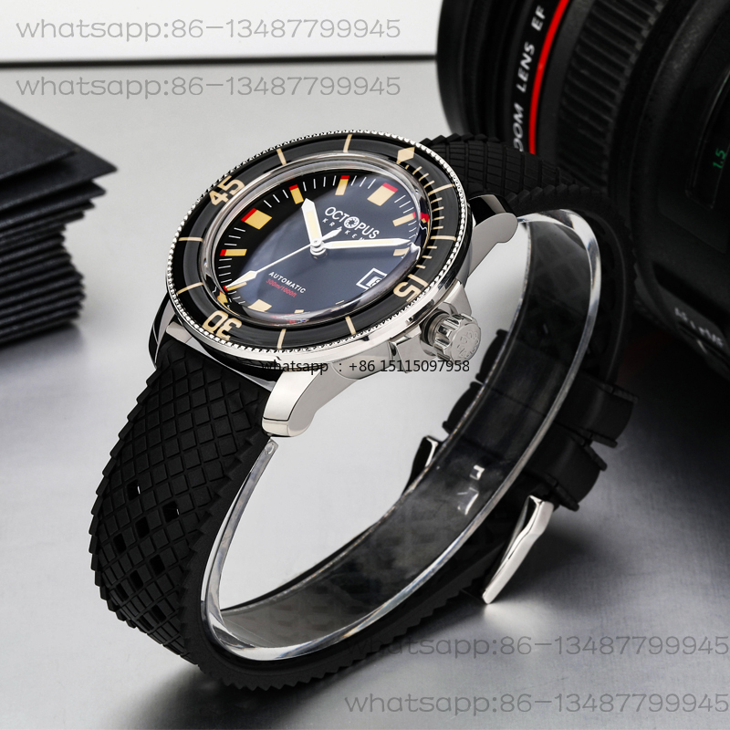 ساعة ميكانيكية أوتوماتيكية بزج - مراجعة Waterproof Diving Watch وسعره