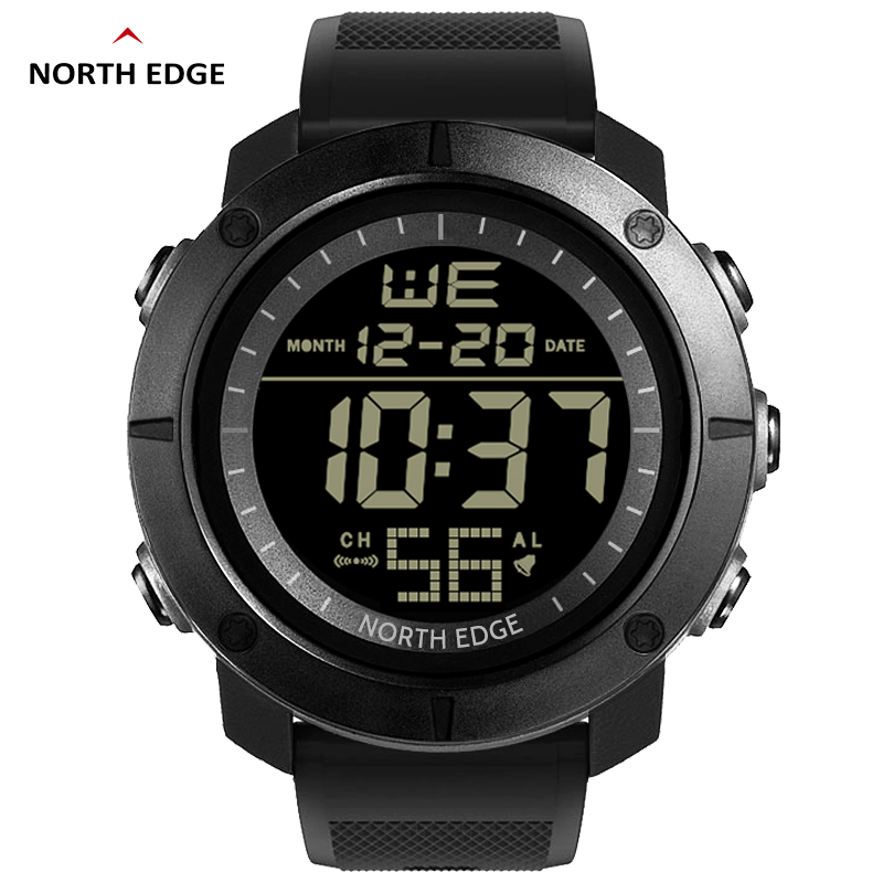 نورث ايدج رجالي ساعات رقمية ال - مراجعة Smartwatch Army Watches For Men وسعره