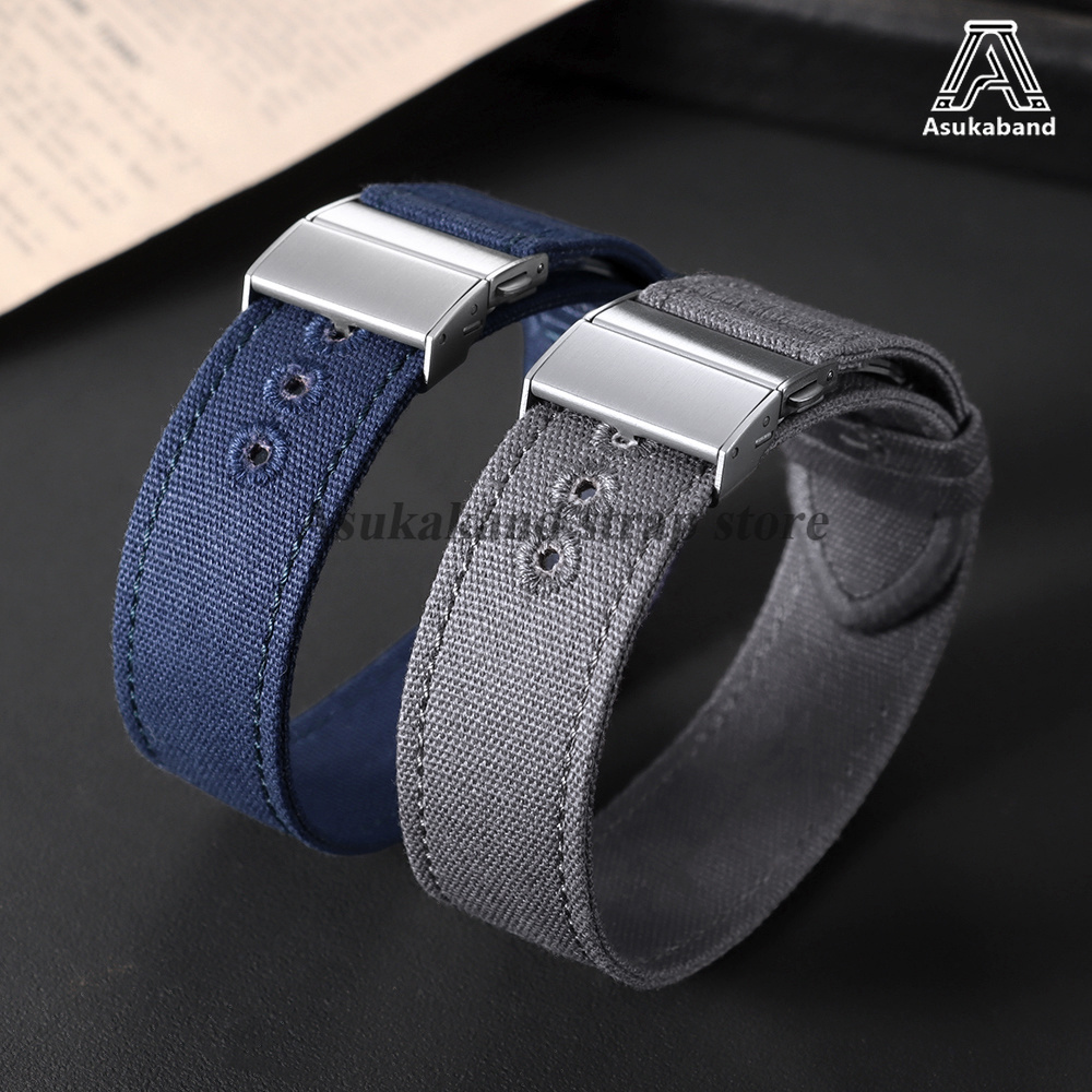 حزام ساعة من النايلون مقاس 20  - مراجعة Smartwatch Casio Watches For Men وسعره