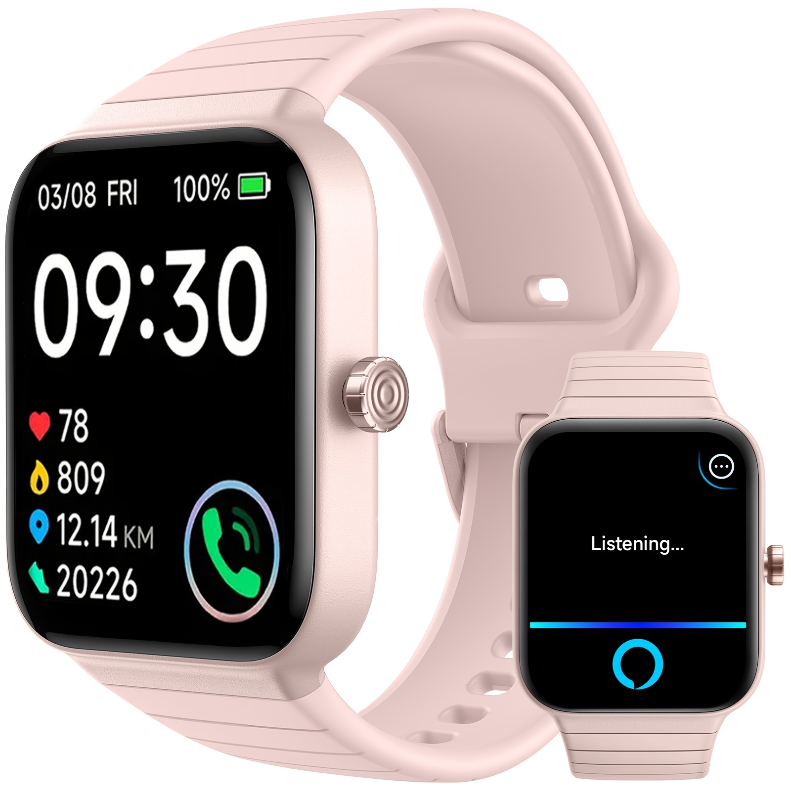 ساعة ذكية فائقة الذكاء، جهاز ذ - مراجعة Smartwatch Iphone Watch For Men وسعره