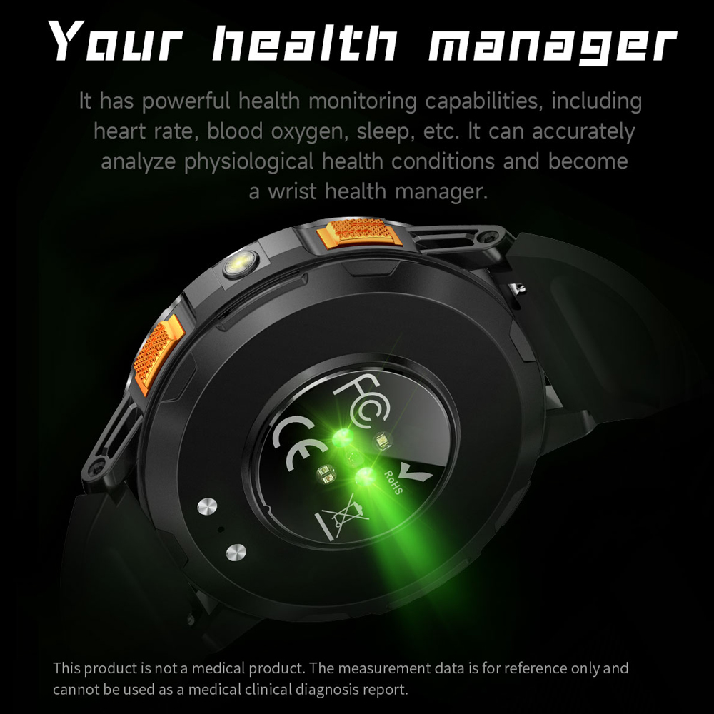 جديد وعرة العسكرية ساعة ذكية ا - مراجعة Smartwatch Rugged Watches For Men وسعره