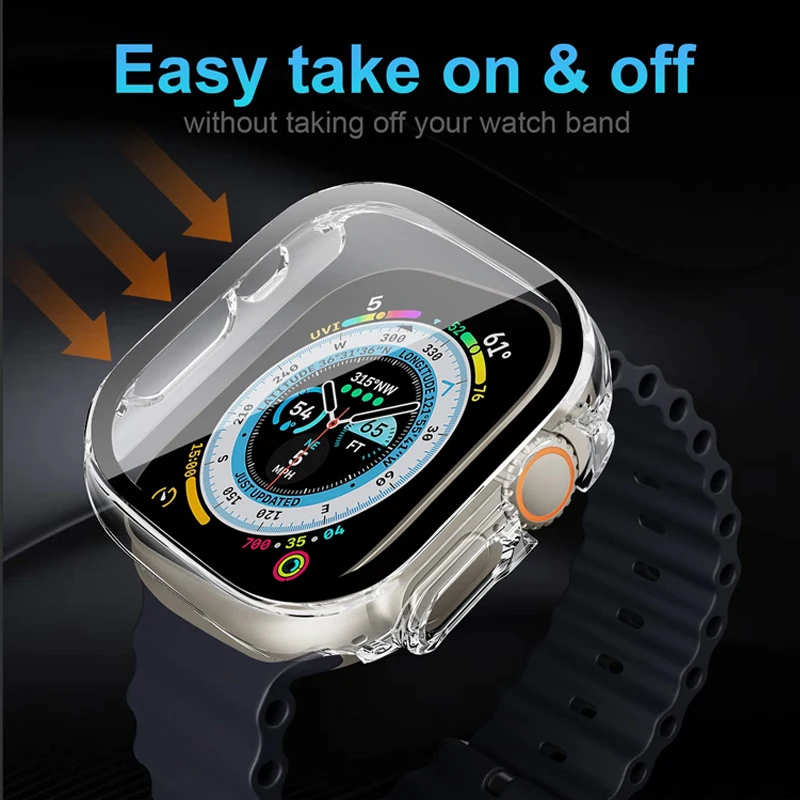 زجاج + حافظة لساعة أبل الترا 4 - مراجعة Smartwatch Luxury Watches وسعره